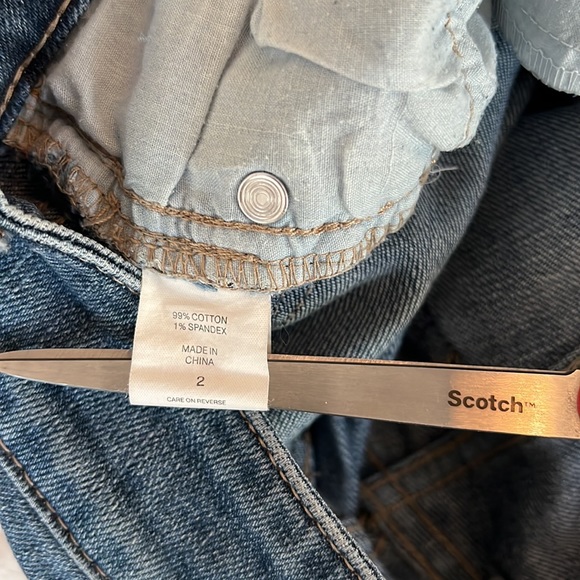 New York & Company Destructed Slim Slouch Jeans - Picture 5 of 6